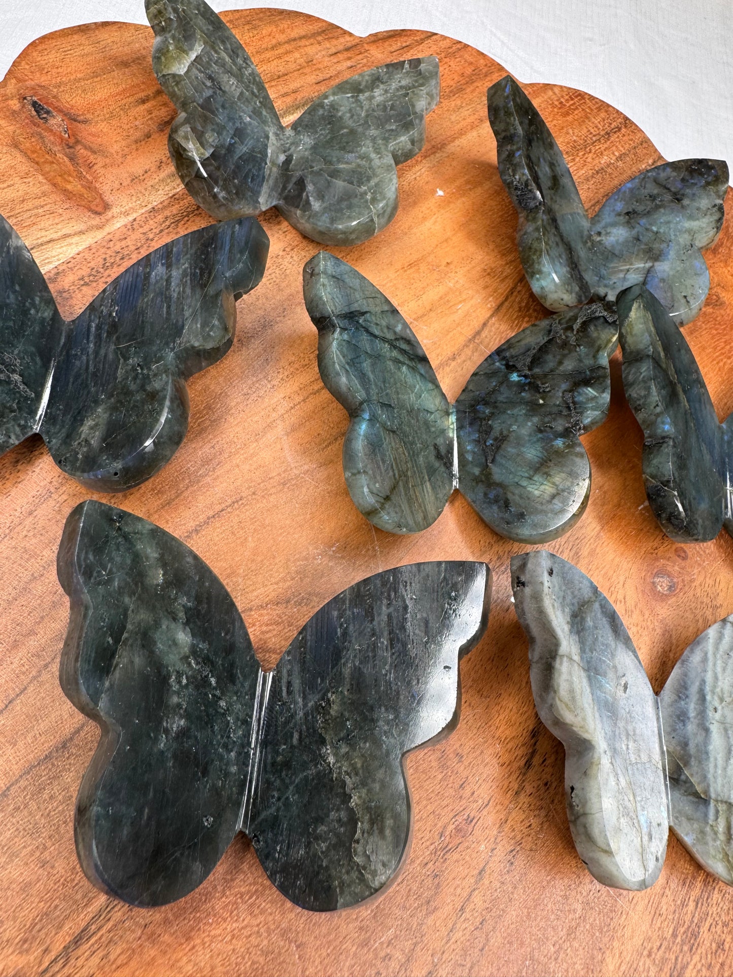 Labradorite 3D Butterflies