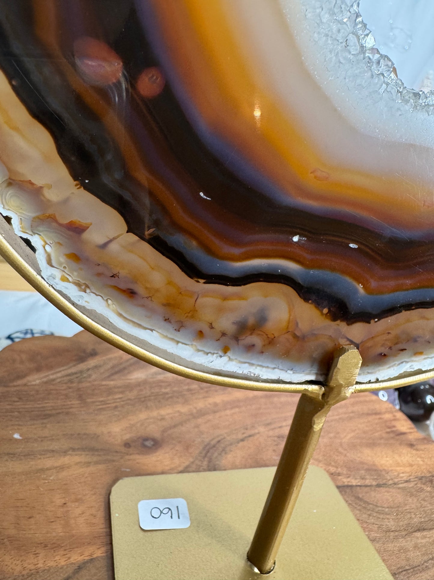 Special Agate Slab on Stand