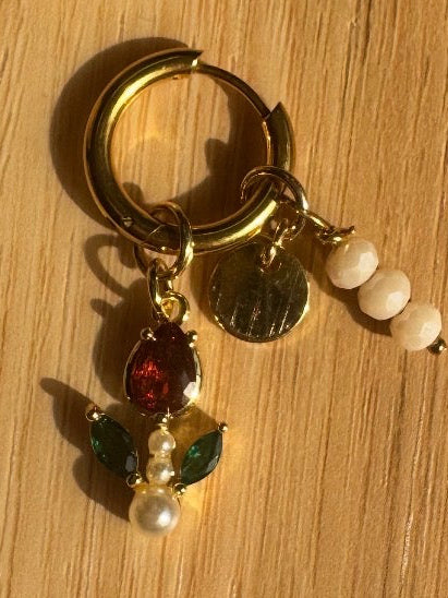 Tulip Charm Earring