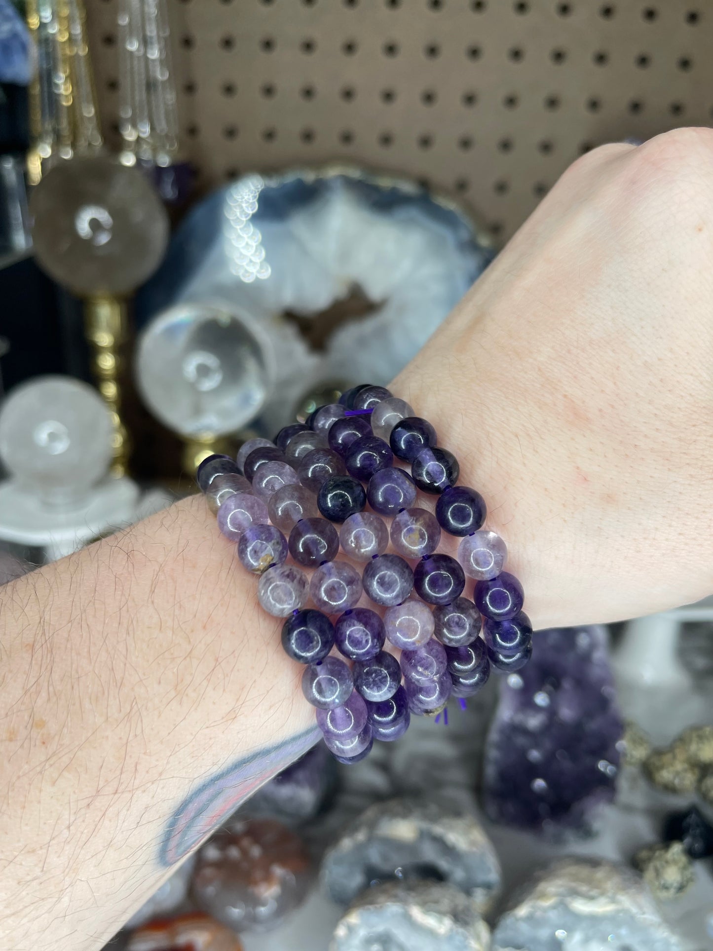 Purple Fluorite Bracelet