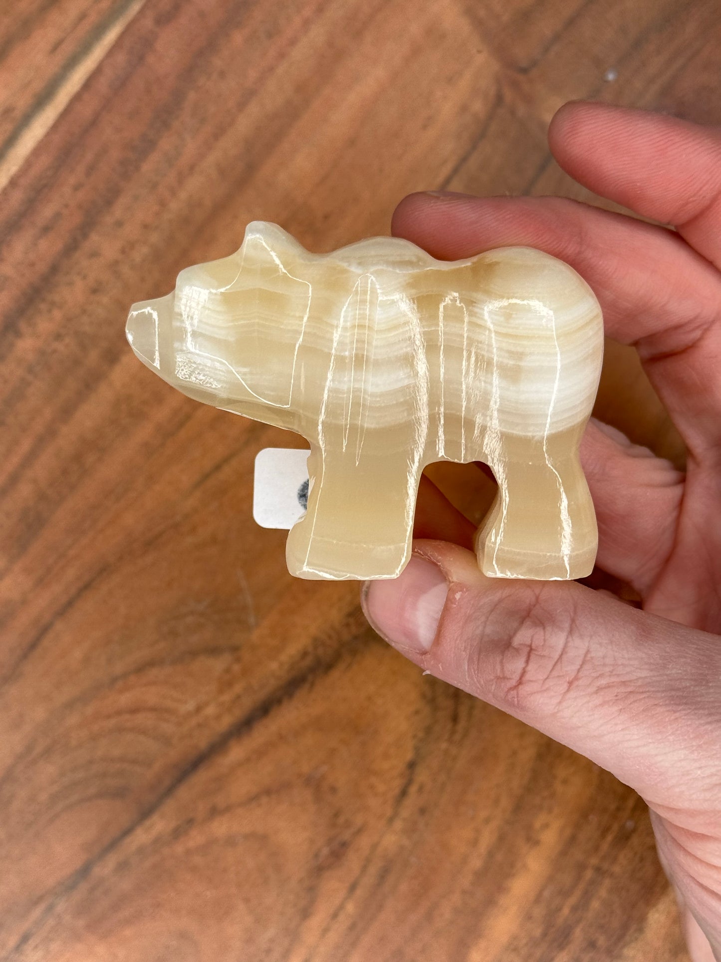 Mexican Onyx Bear Carving