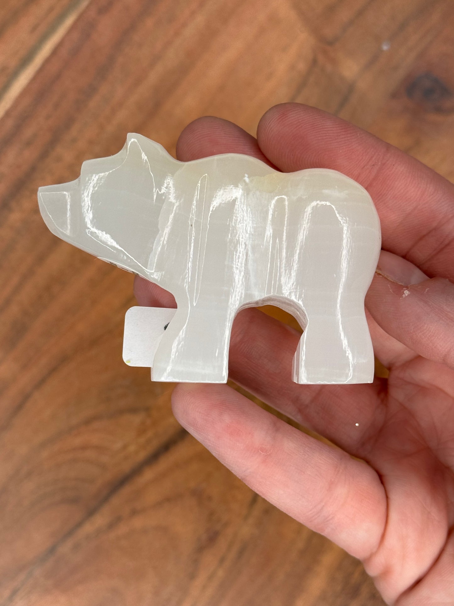 Mexican Onyx Bear Carving