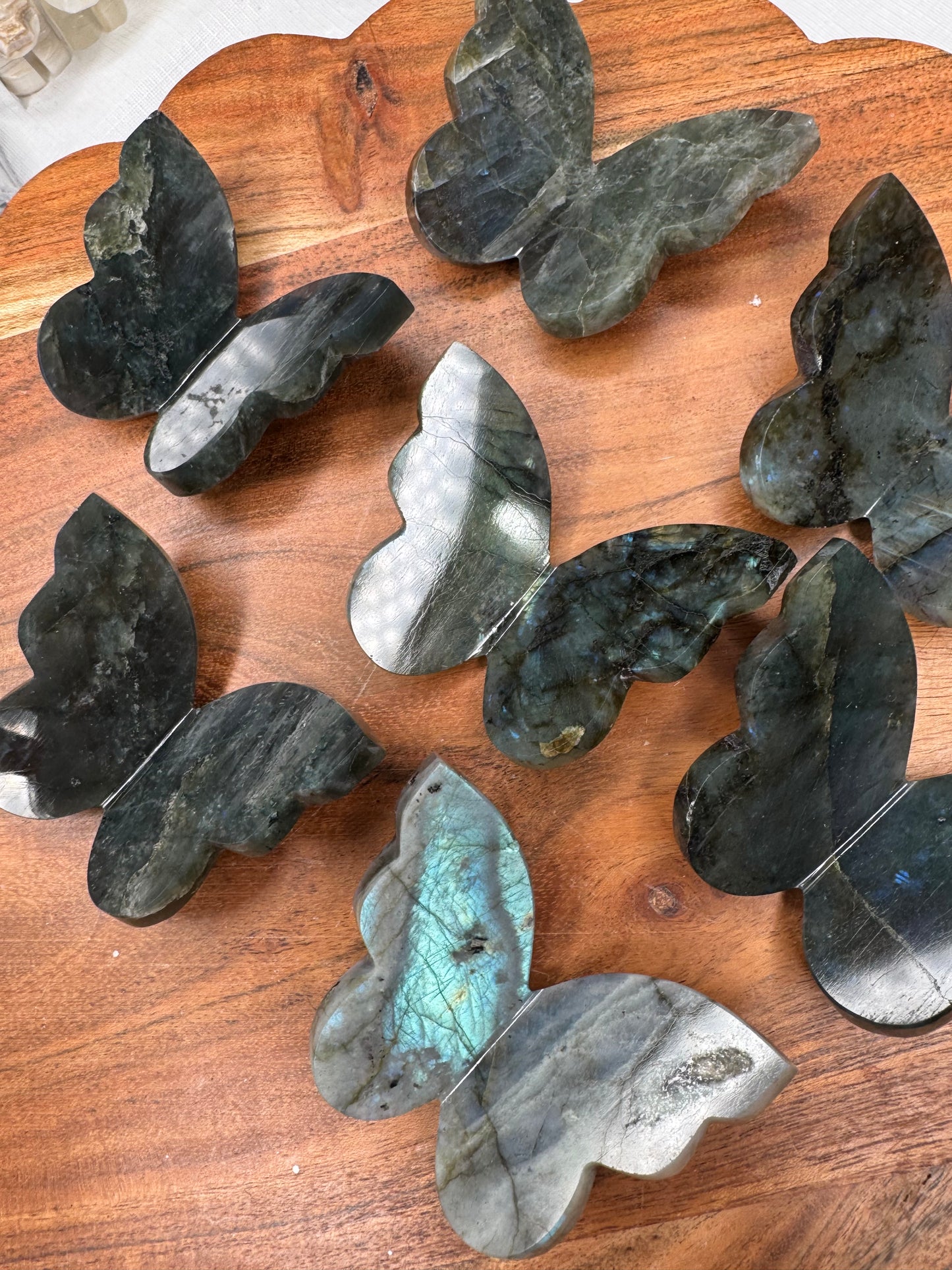 Labradorite 3D Butterflies