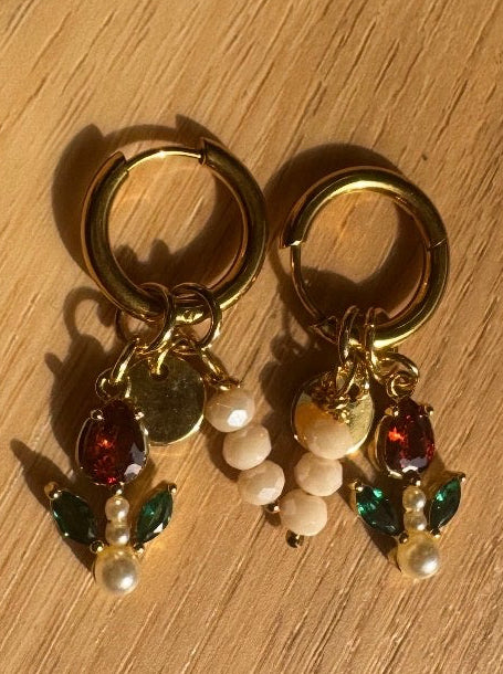 Tulip Charm Earring