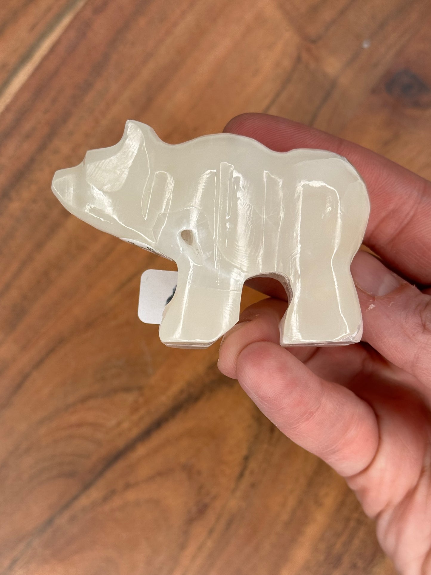 Mexican Onyx Bear Carving