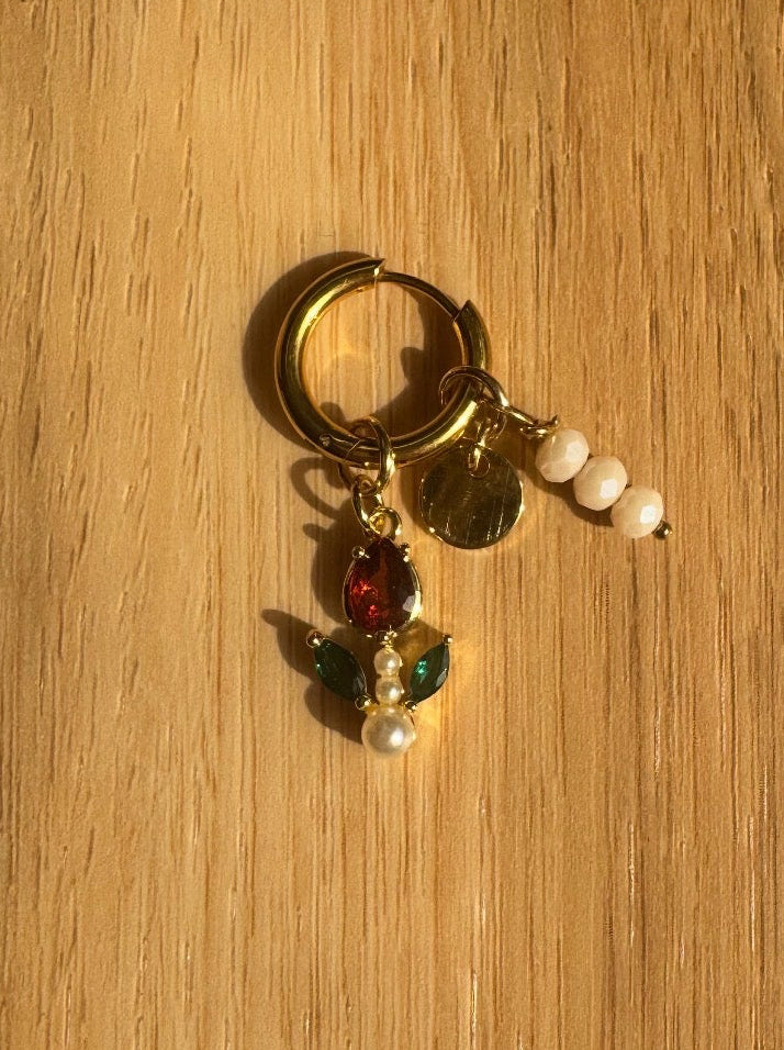 Tulip Charm Earring