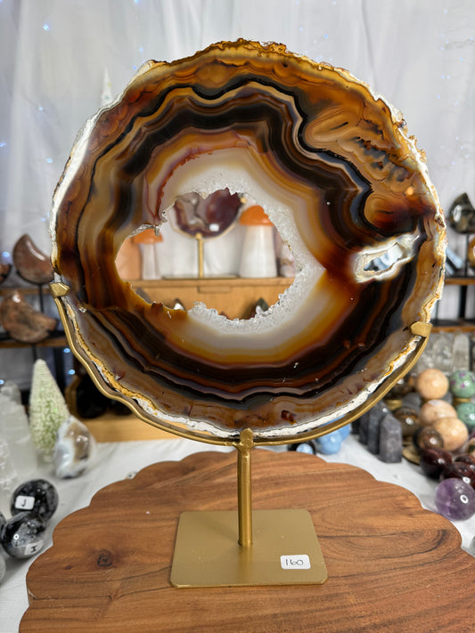 Special Agate Slab on Stand