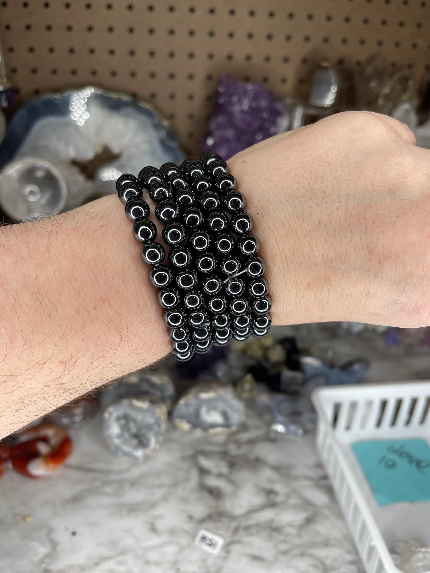 Silver Obsidian Bracelet