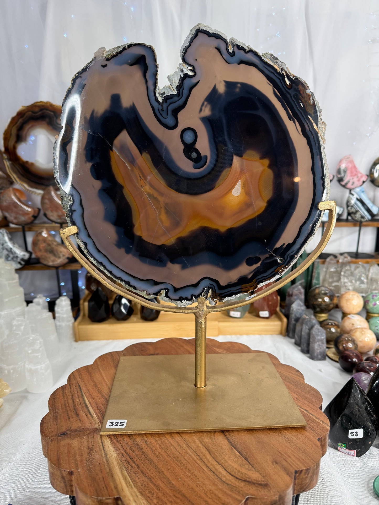 Special Agate Slab (B) on Stand