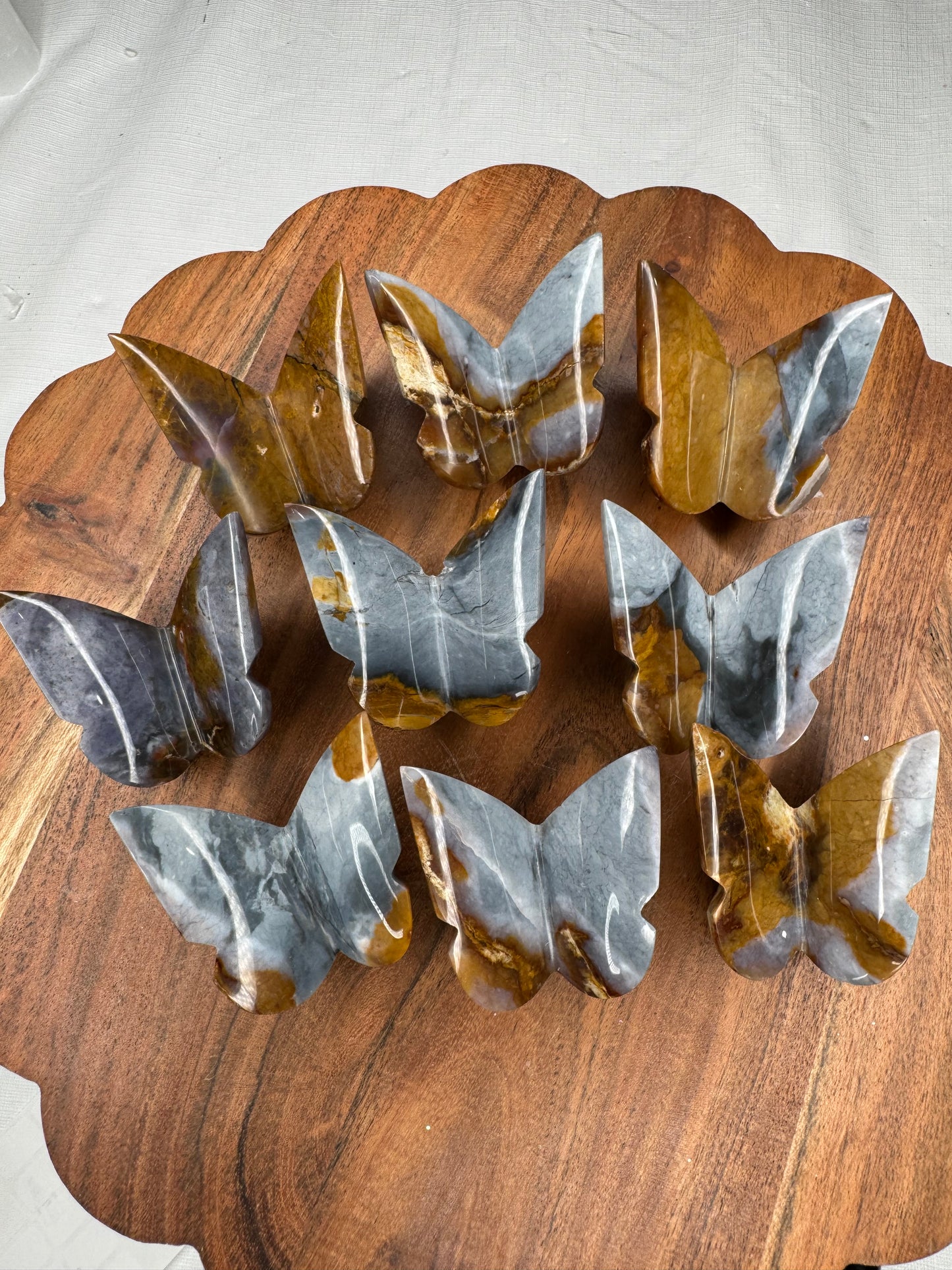 Oregon Jasper 3D Butterflies