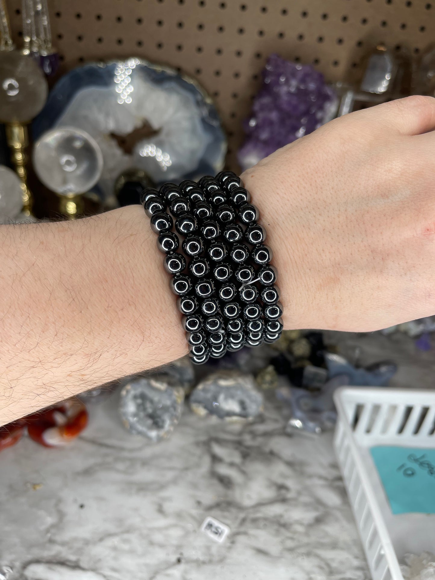 Silver Obsidian Bracelet