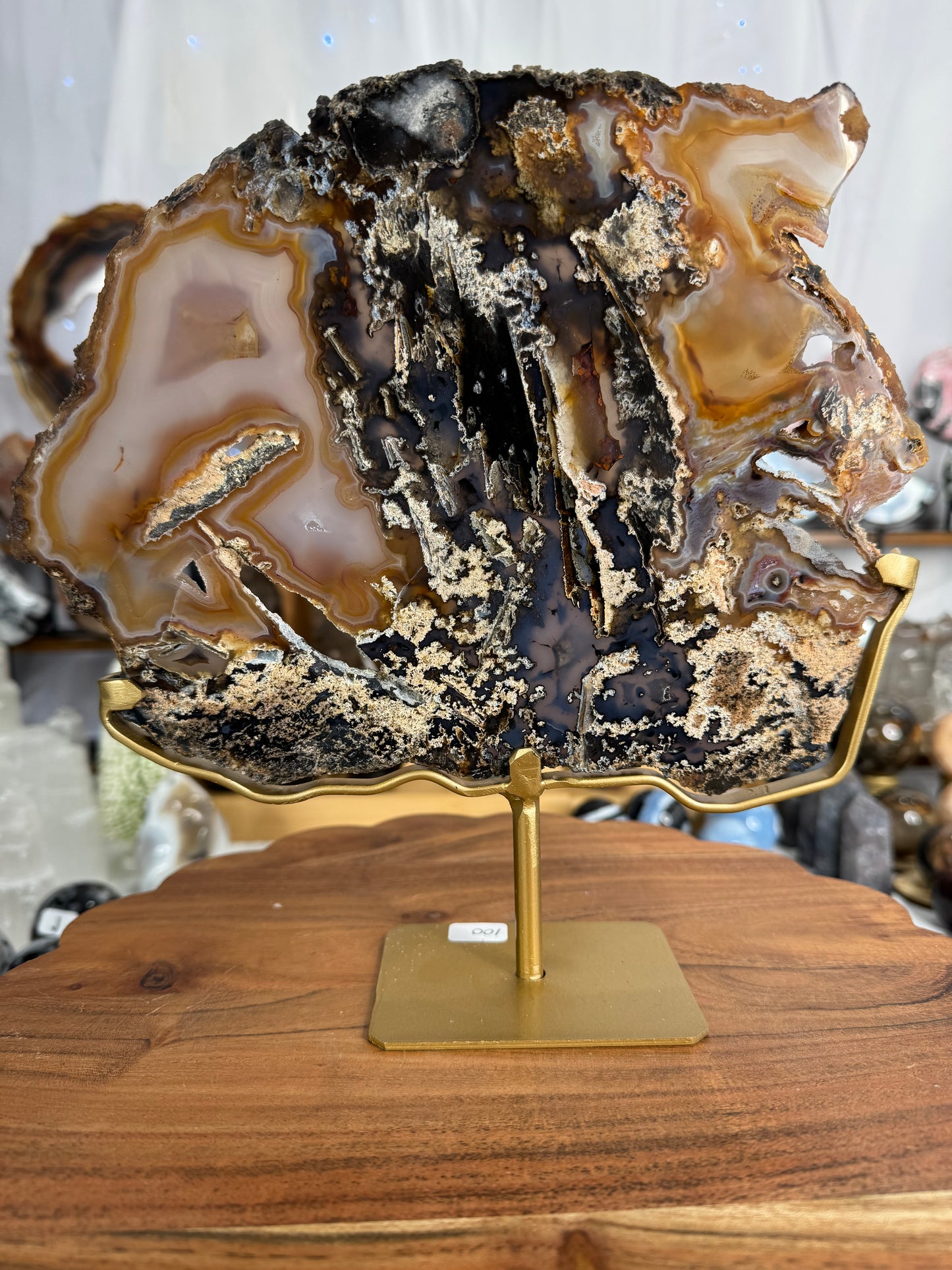 Special Agate Slab (D) on Stand