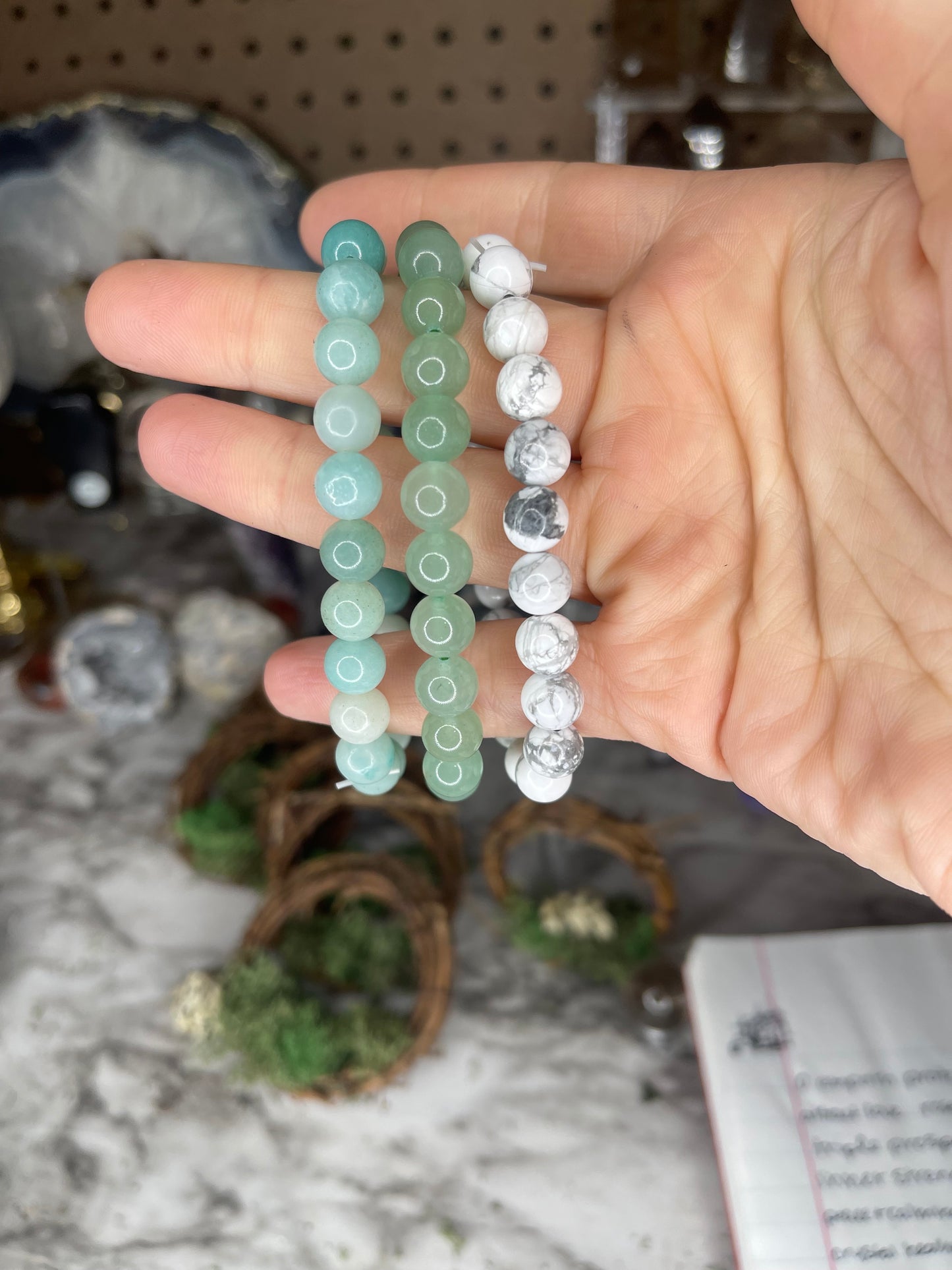 Peace and Calming Bracelet stack