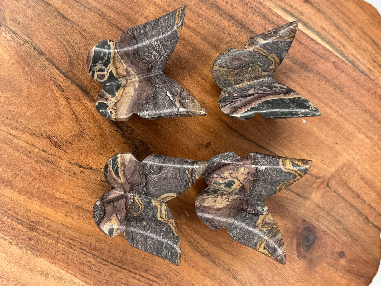 Polychrome Jasper (Indonesian) 3D Butterflies