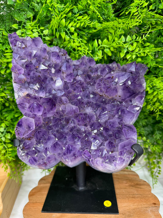 Brazilian Amethyst Butterfly statement