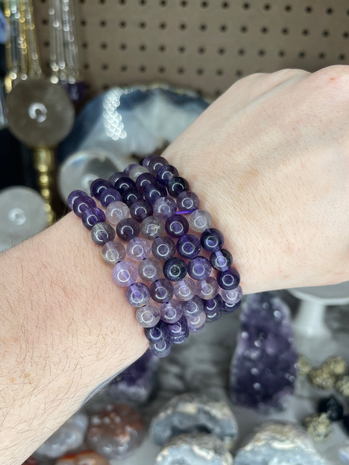 Purple Fluorite Bracelet