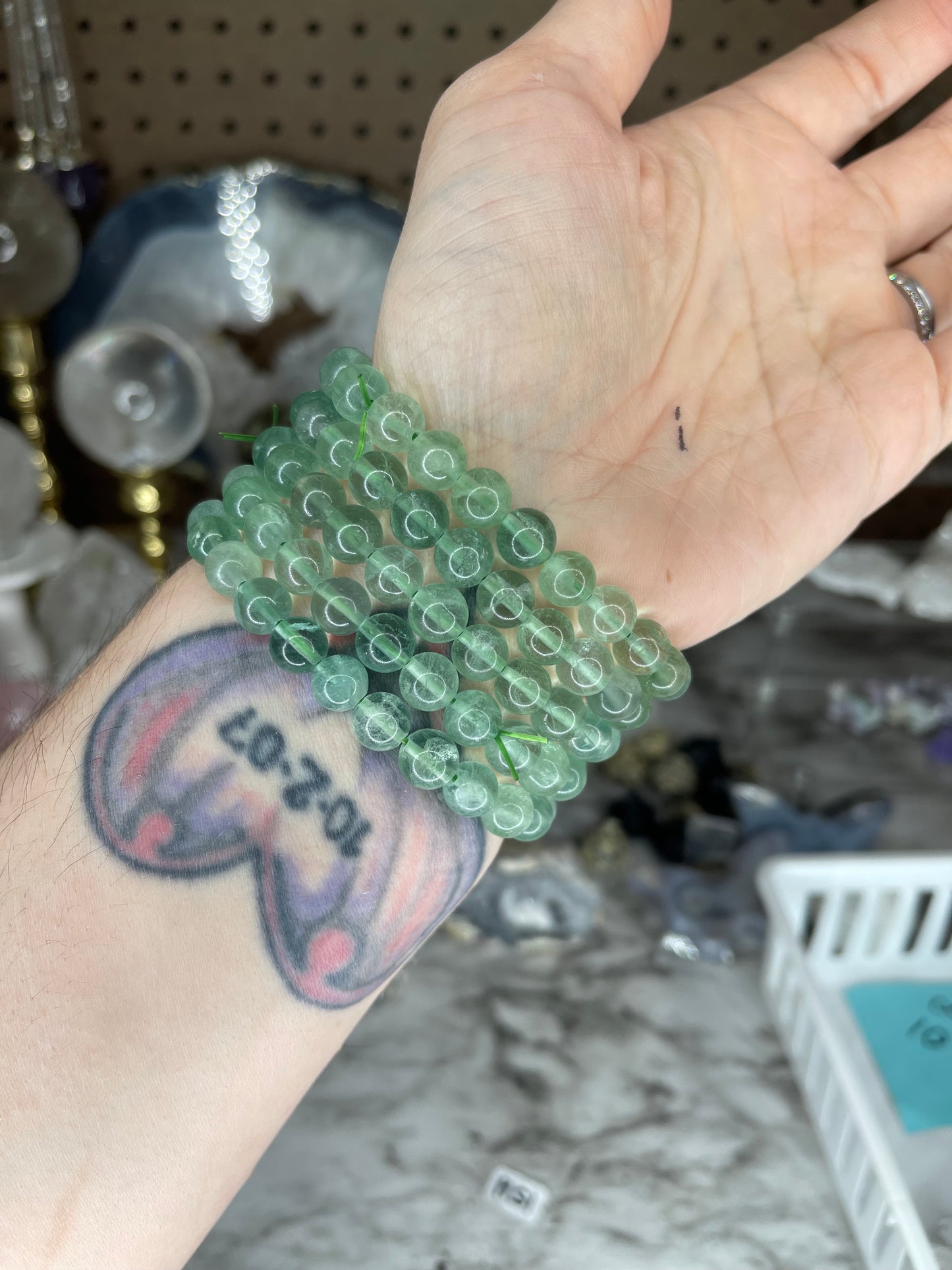 Green Fluorite Bracelet