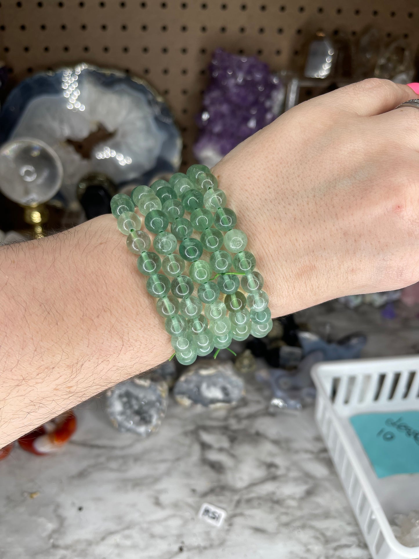 Green Fluorite Bracelet