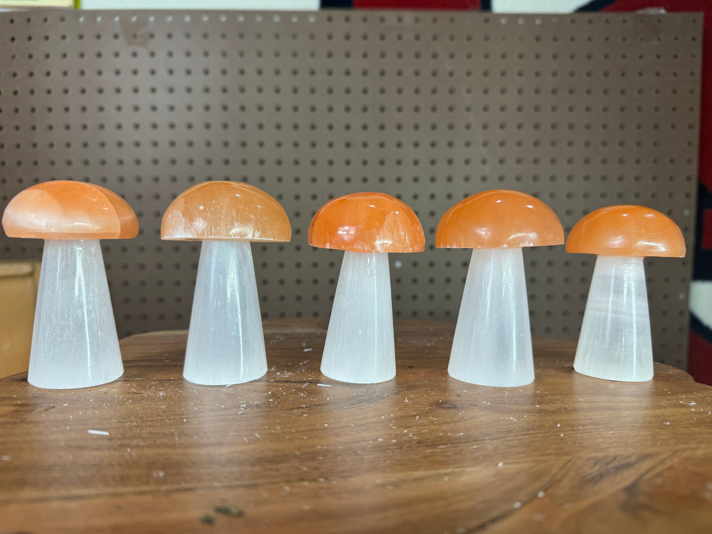 Selenite Mushroom (8cm)