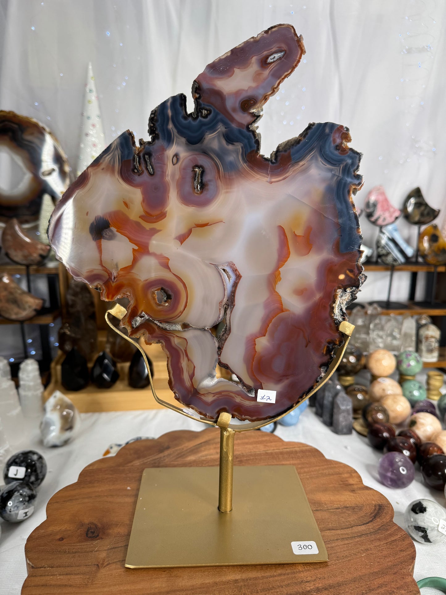 Special Agate Slab (C) on Stand