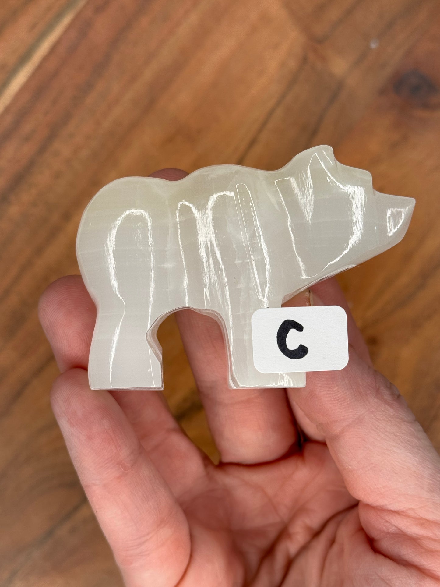 Mexican Onyx Bear Carving