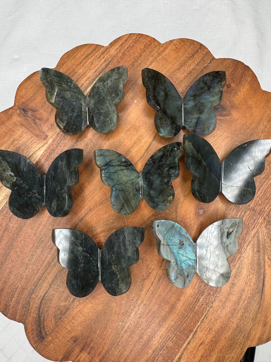 Labradorite 3D Butterflies