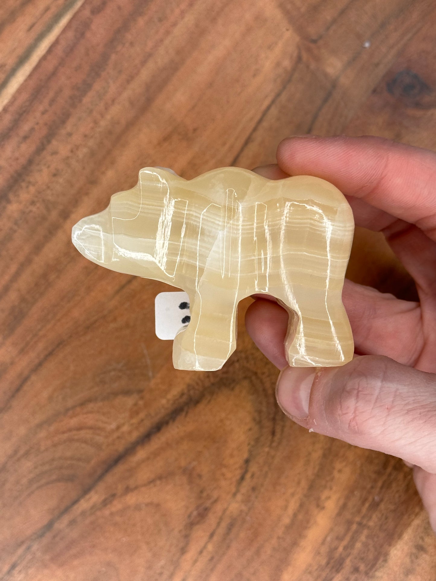 Mexican Onyx Bear Carving