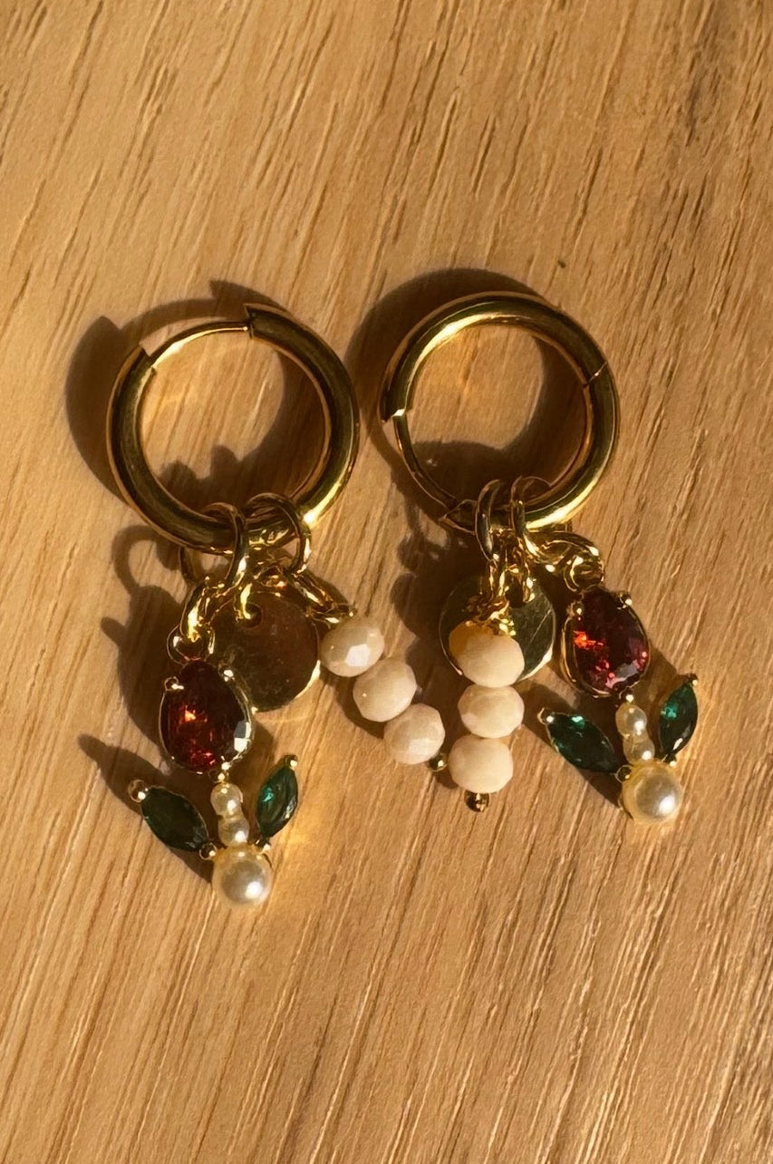 Tulip Charm Earring
