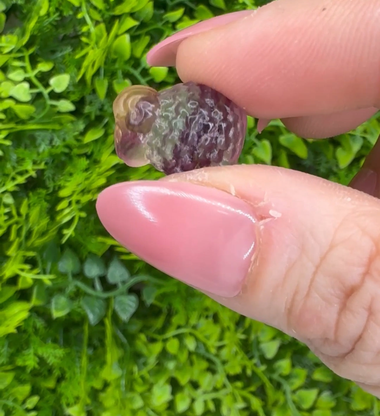 Mini Fluorite Sheep Carving