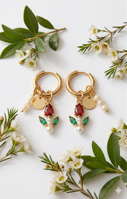Tulip Charm Earring