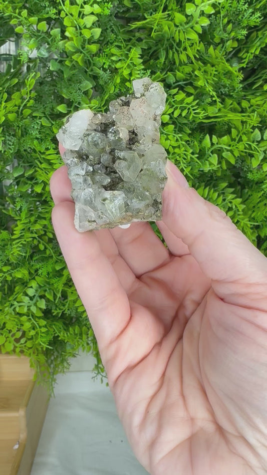 Epidote in Quartz from Turkey (K)