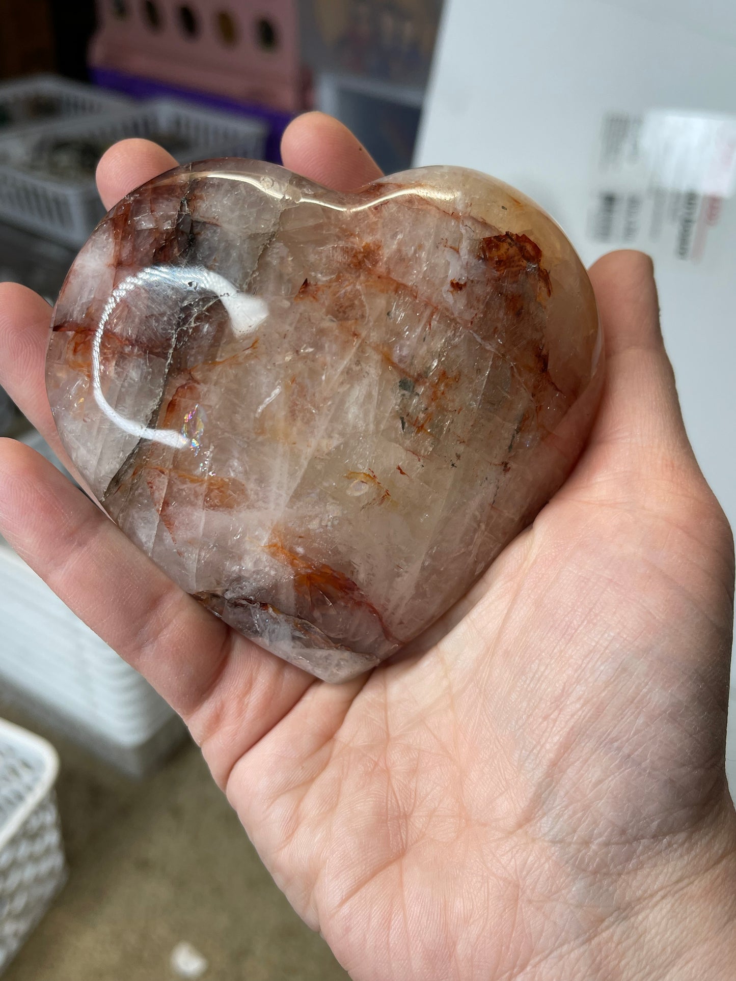 Fire Quartz Heart